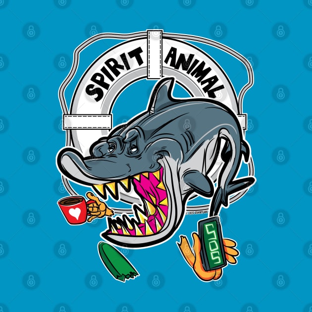 Shark Spirit Animal by eShirtLabs