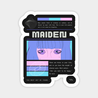 Maiden - Cyberpunk Bad Translation Magnet