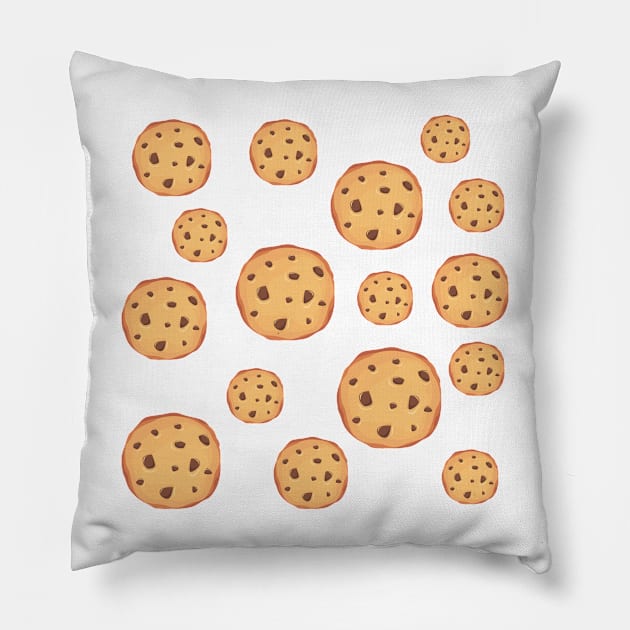 Chocolate Chip Cookies Pillow by edwardecho