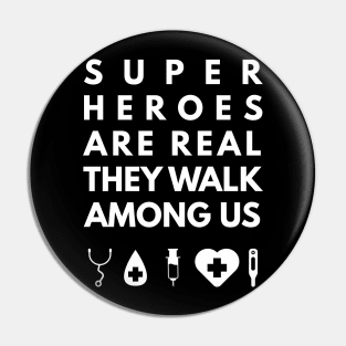 Covid 19 Heroes Word Pin