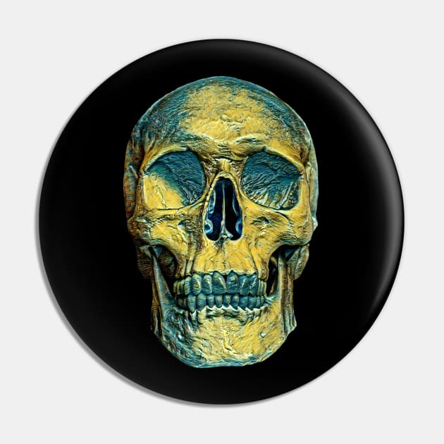 Surreal Skull Pin by Revier