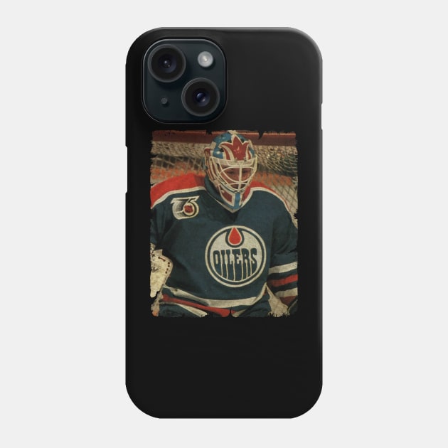 Ron Tugnutt, 1992 Edmonton Oilers (3.00 GAA) Phone Case by Momogi Project