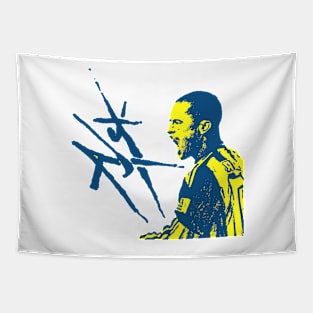 Copy of Fenerbahçe Alex de Souza themed graphic design Tapestry