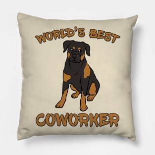 Rottweiler World's Best Coworker WFH Pillow