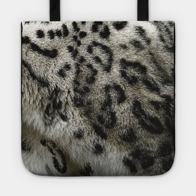 Fur Pattern Snow Leopard Big Cat Leopard Print Tote Teepublic