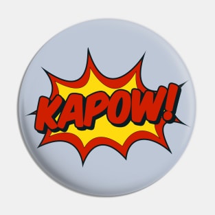 Kapow! Comic Effect Pin