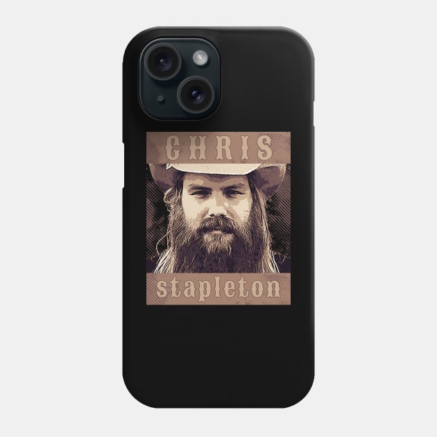 Chris Stapleton Phone Case by Degiab