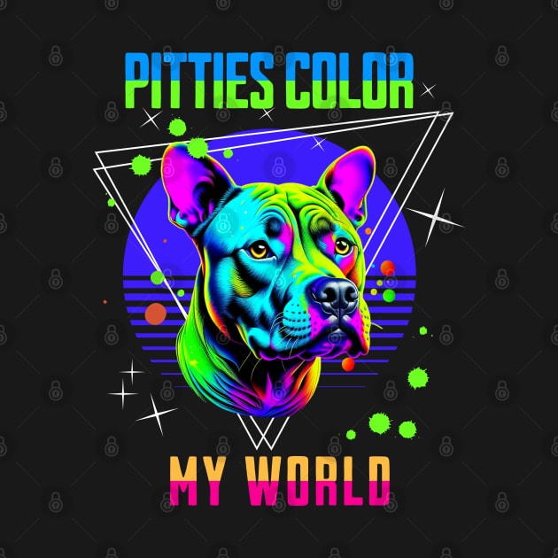 Pitties Color My World by TempoTees