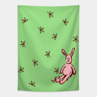 Bunny and Flower Tapestry