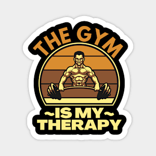 The Gym Is My Therapy Magnet