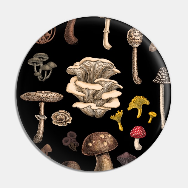 Wild mushrooms Pin by katerinamk