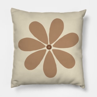 Minimalist Abstract Cute Minimal Flower Cute Minimal  design Pillow