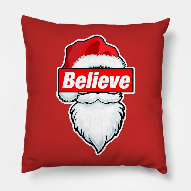 Santa Shirt. Pillow by NineBlack