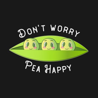 Pea Happy | Vegan Vegetarian Plant Based Animal Welfare T-Shirt