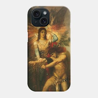 Jacob And The Angel by Gustave Moreau Phone Case