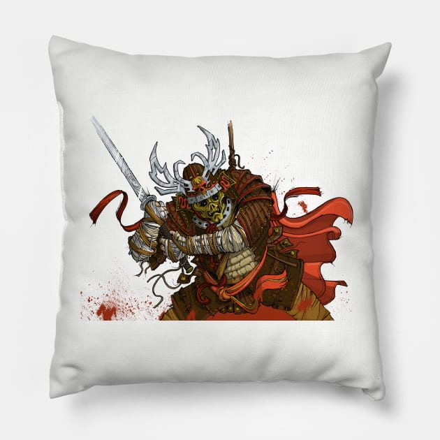 Samurai Pillow by AngryBunnyCreations