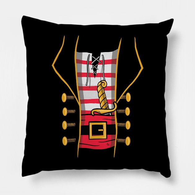 Pirate Buccaneer Halloween Costume Pillow by Sassee Designs