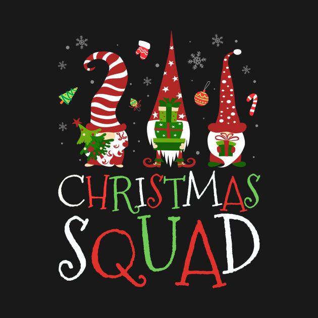 Discover Funny Christmas Squad Xmas Gnome Family Matching Pajamas - Funny Christmas Squad Xmas Gnome Family - T-Shirt