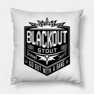 Deep Rock Galactic- Black Out Stout Inspired Logo Pillow