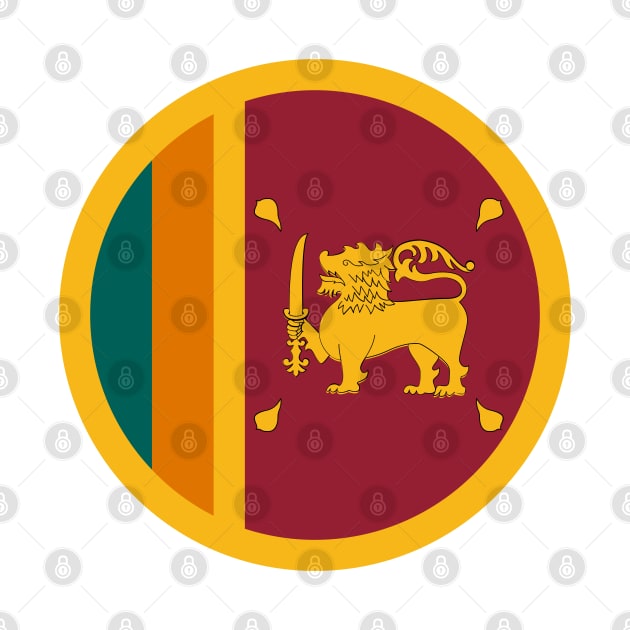 Sri Lanka Flag Ceylon Lion by LegitHooligan