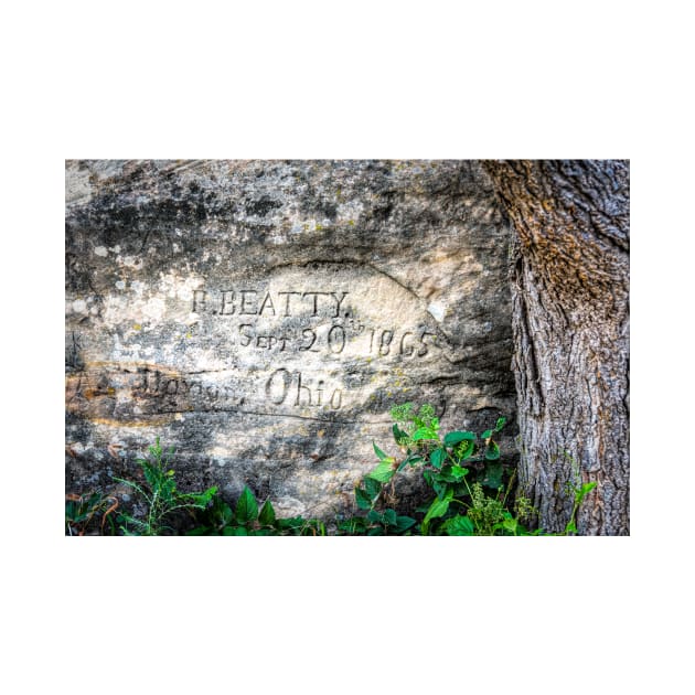 Autograph Rock in Oklahoma Panhandle by Debra Martz