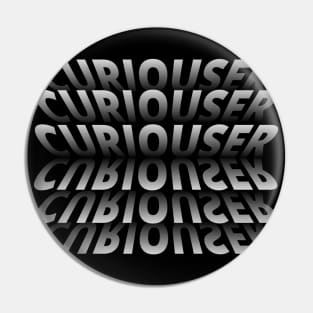 Curiouser and Curiouser Spinning Reflection Pin