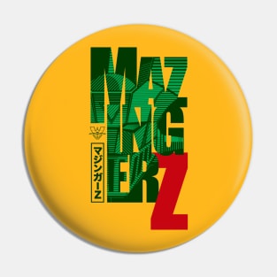 168 Mazinger Z Font Pin