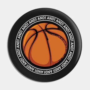 1 BasketBall Design Pin