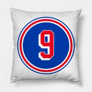 Adam Graves Number 9 Jersey New York Rangers Inspired Pillow