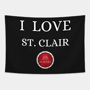 I LOVE ST. CLEAR | Alabam county United state of america Tapestry