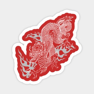 Dragon of fire W Magnet