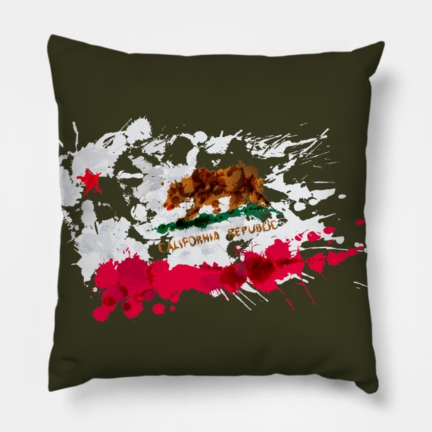 California Republic Pillow by Purgatory Mercantile