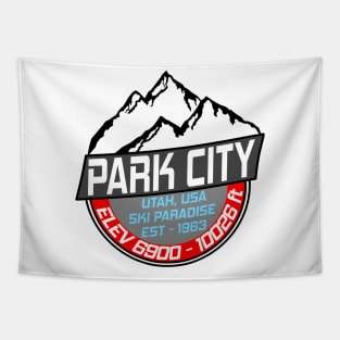 Ski Park City Utah USA Skiing Paradise Tapestry