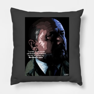 Halloween "Simply Evil" Dr. Loomis portrait (digital) Pillow