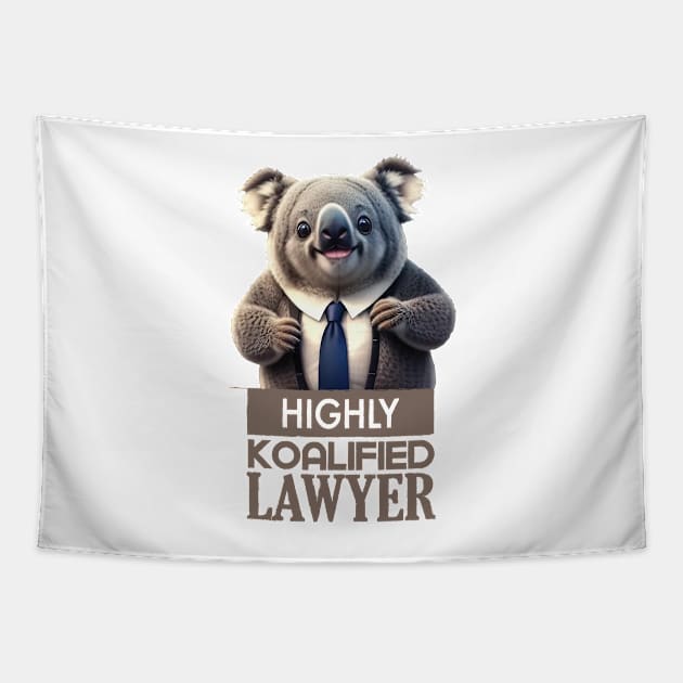 Just a Highly Koalified Lawyer Koala 3 Tapestry by Dmytro