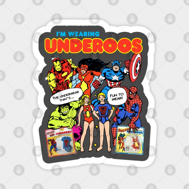 Underoos Underwear Magnet by Chewbaccadoll