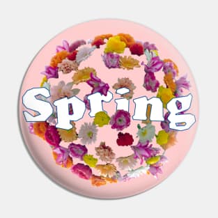 Blooming into Spring Fresh Pink Pin