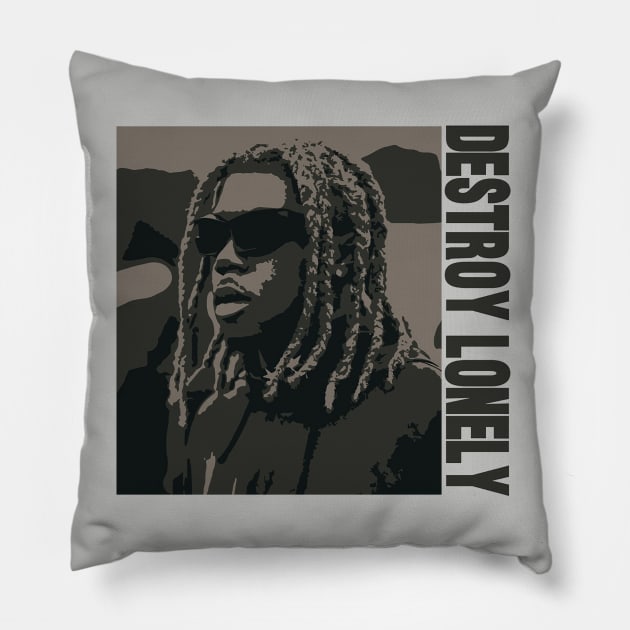 Destroy Lonely Camo Pillow by umarerikstore