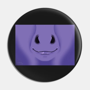 Purple Horse Face Pin