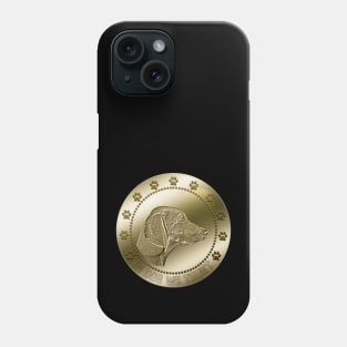 Funny Dalmatian Coin Design, Crypto, Cryptocurrency Phone Case