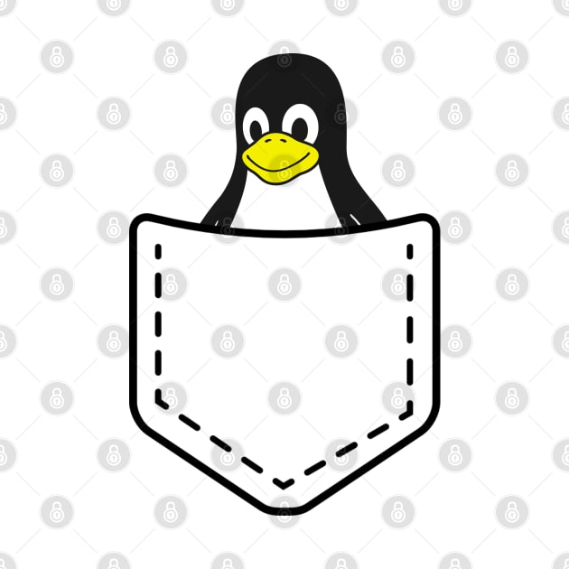 linux in the pocket Black by guicsilva@gmail.com