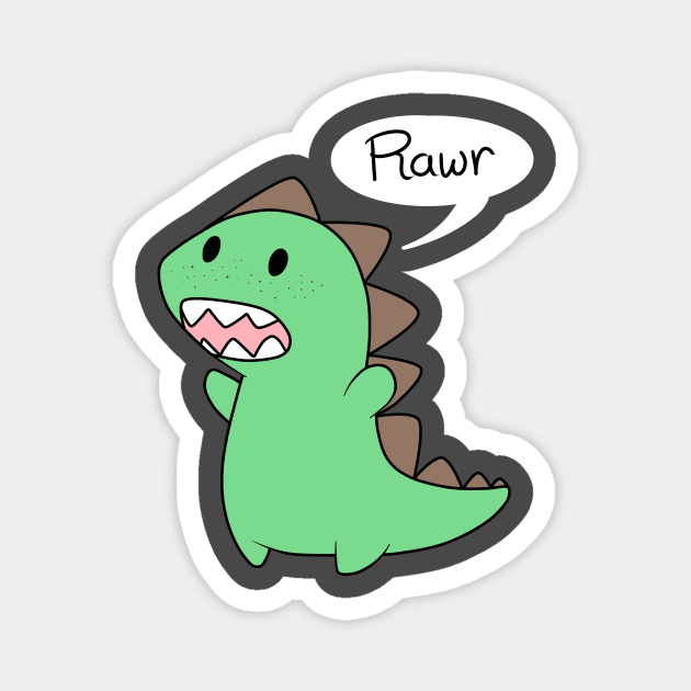 Rawr Magnet by NivRyo