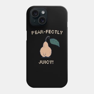 Pear-fectly Juicy! 8-Bit Pixel Art Pear Phone Case