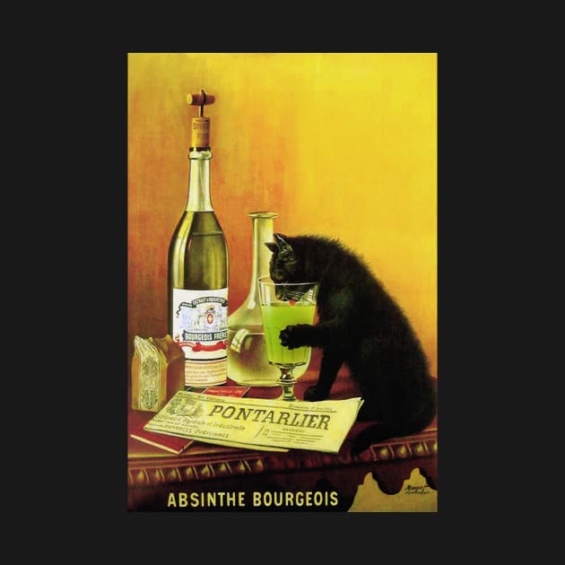 Absinthe Cat by LittleBean