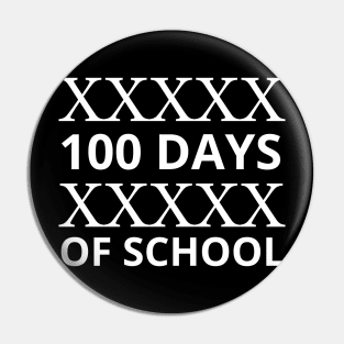 100 Days Smarter 100 Days of School Vintage roman numbers Pin