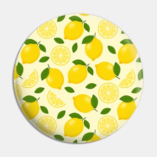 Lemon Fruit Pattern Pin