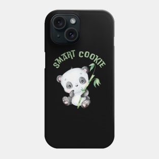 Smart Cookie I'm Cute and I know it Sweet little panda cute baby outfit Phone Case