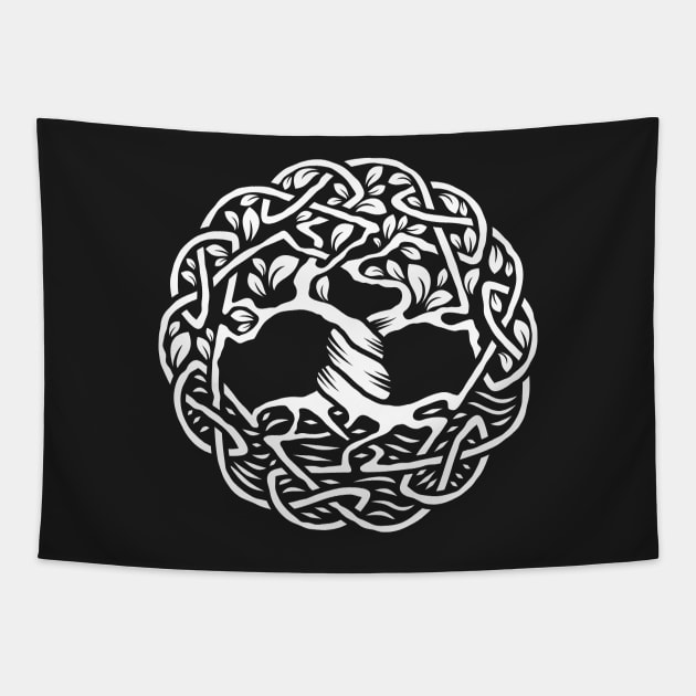 Celtic Tree of Life Tapestry by yulia-rb