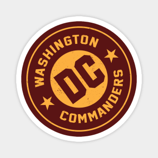 Washington DC Commanders 2 by Buck Tee Magnet