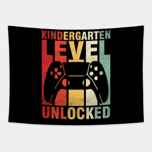 Gamer Student Kindergarten Level Unlocked Back To School Day Tapestry